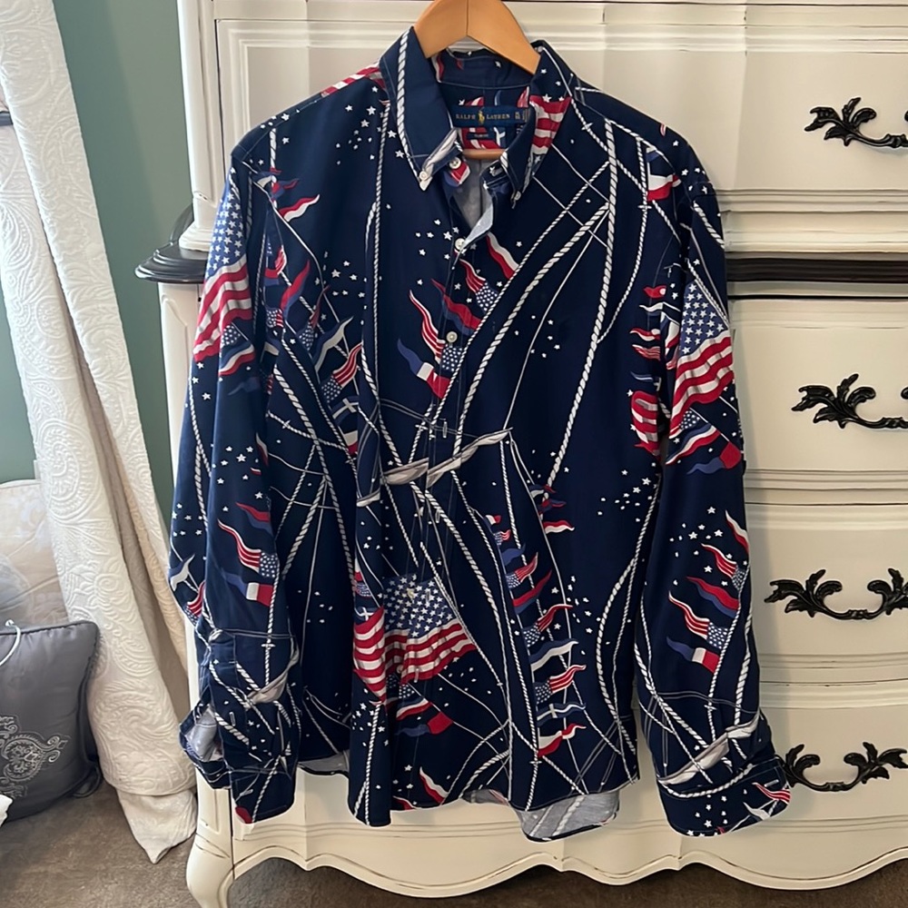 Ralph Lauren Patriotic Flag shirt
